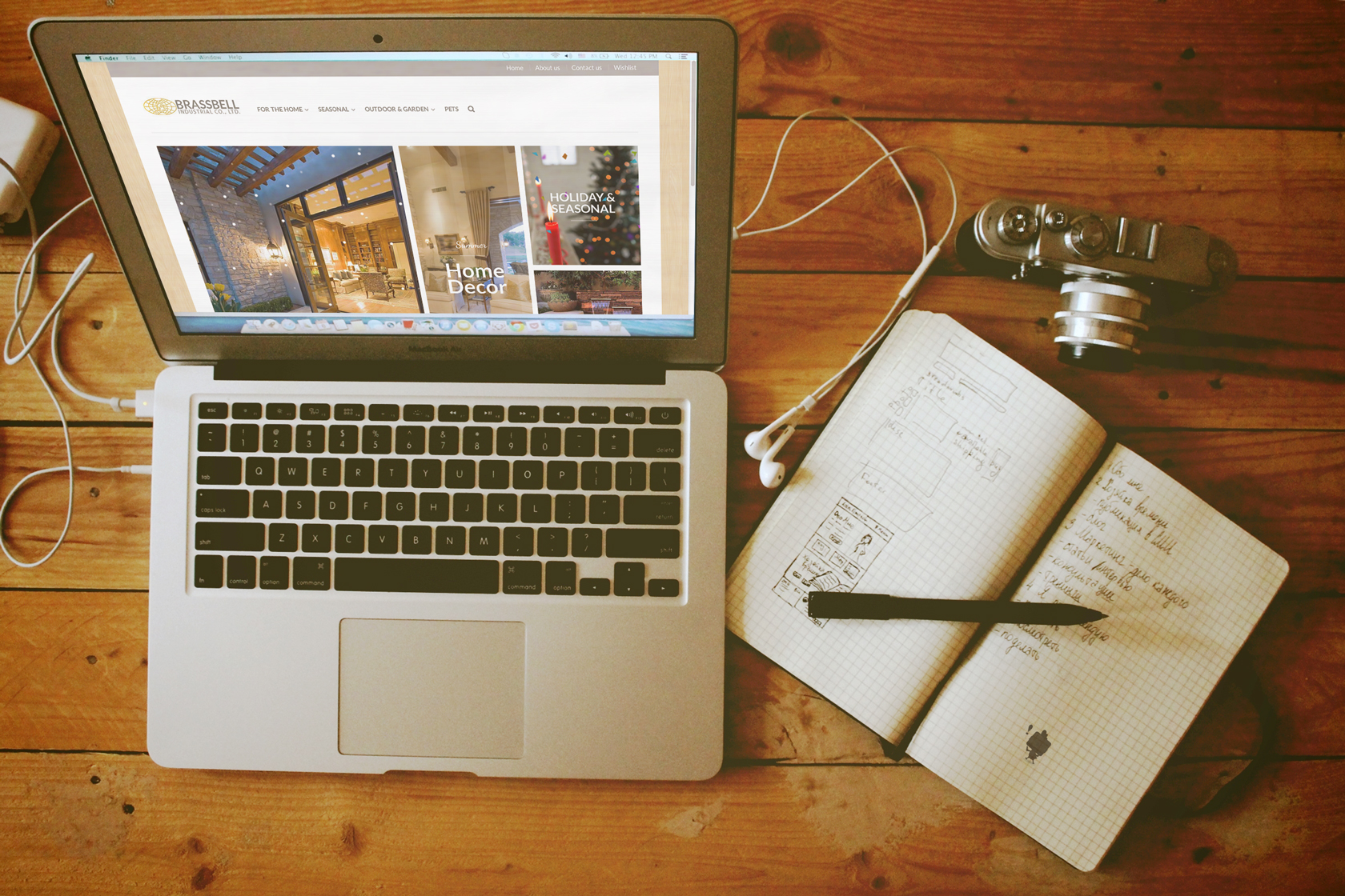 Brassbell傢俱飾品網頁設計 自適應網頁設計